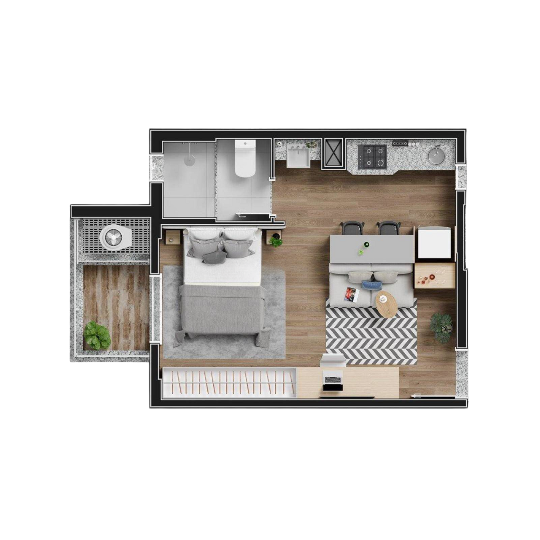 Planta do Residencial Rei Davi